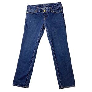 Michael Kors Womens Low Rise Straight Leg Denim Jeans Size 8P